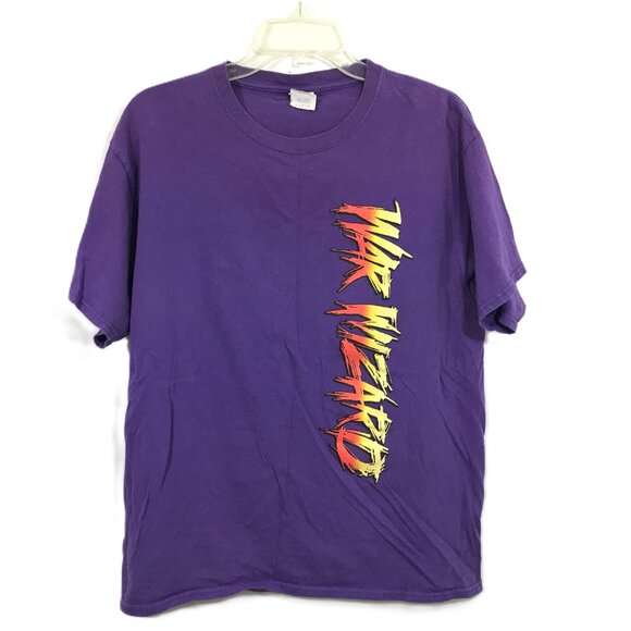 Monster Trucks War Wizard Graphic T-Shirt Purple Size L - Picture 2 of 5